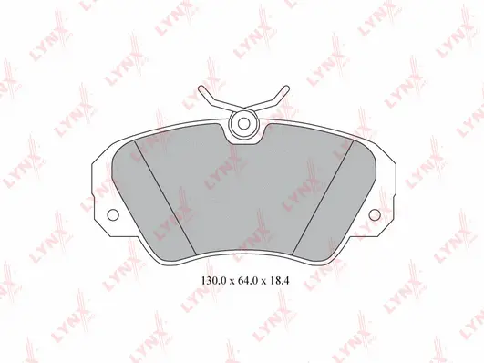 Kit de plaquettes de frein, frein à disque LYNXAUTO BD-5922
