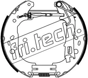 Jeu de mâchoires de frein fri.tech. 16390