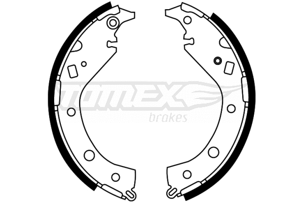 Jeu de mâchoires de frein TOMEX Brakes TX 22-07