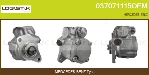 Pompe hydraulique, direction LGK 037071115OEM