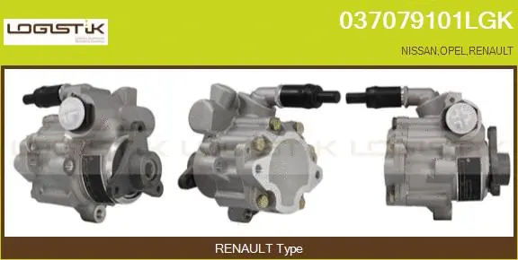 Pompe hydraulique, direction LGK 037079101LGK