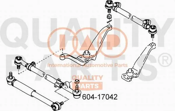 Rotule de barre de connexion IAP QUALITY PARTS 604-17042
