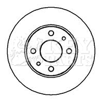 Disque de frein KEY PARTS KBD4001