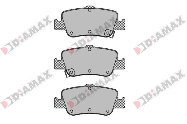 Kit de plaquettes de frein, frein à disque DIAMAX N09571