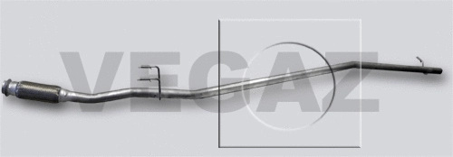 Tuyau d'échappement VEGAZ GmbH CR-181