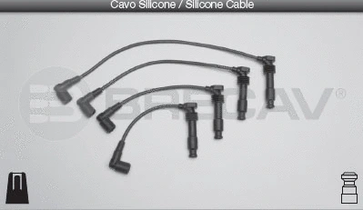 Kit de câbles d'allumage BRECAV 36.523