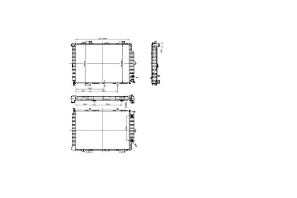 Radiateur, refroidissement du moteur ORDONEZ 2066071