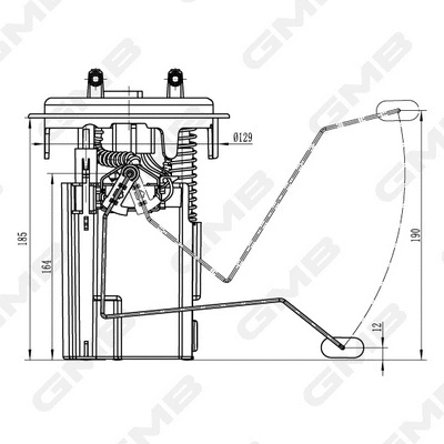unité d'alimentation de carburant GMB GFPS-163A