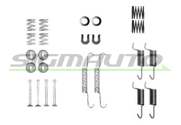 Kit d'accessoires, mâchoire de frein SIGMAUTO SK0010