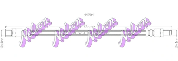 Flexible de frein KAWE H4204