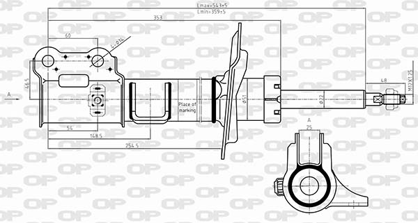Amortisseur OPEN PARTS SAB8627.31