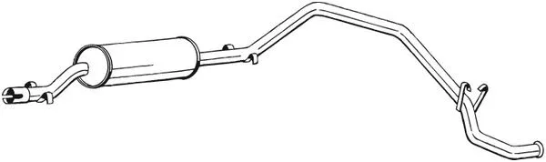 Silencieux arrière BOSAL 284-497