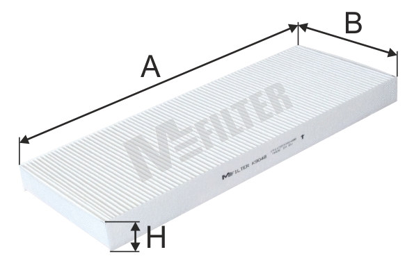 Filtre, air de l'habitacle MFILTER K 9048