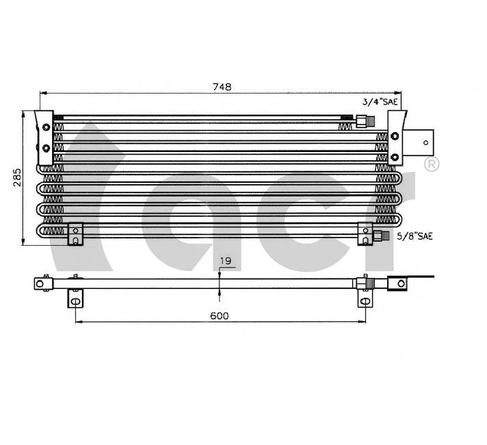 Condenseur, climatisation ACR 300073
