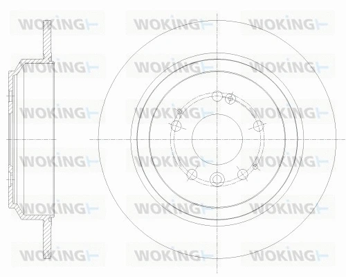 Disque de frein WOKING D62518.00