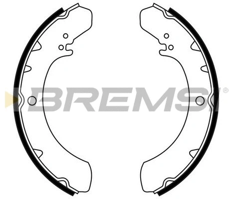 Jeu de mâchoires de frein BREMSI GF0678