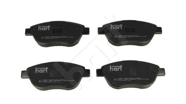 Kit de plaquettes de frein, frein à disque HART 220 180