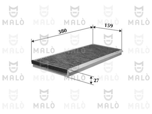 Filtre, air de l'habitacle AKRON-MALÒ 1530522