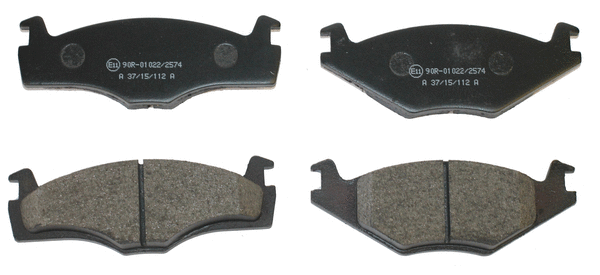 Kit de plaquettes de frein, frein à disque National NP2682