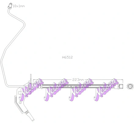 Flexible de frein KAWE H6512