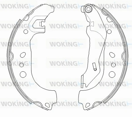 Mâchoire de frein WOKING Z4445.00