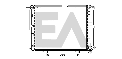 Radiateur, refroidissement du moteur EACLIMA 31R50022