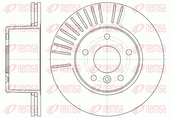 Disque de frein REMSA 6638.10