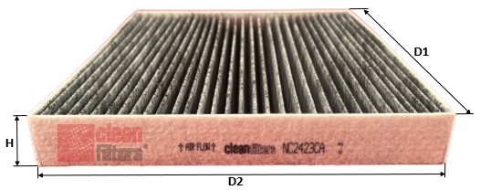 Filtre, air de l'habitacle CLEAN FILTERS NC2423CA