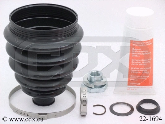 Jeu de joints-soufflets, arbre de commande CDX 22-1694