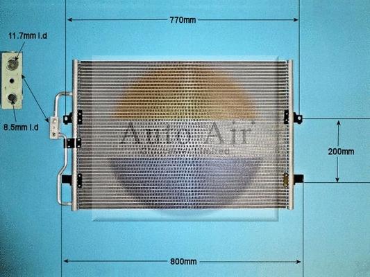 Condenseur, climatisation AUTO AIR GLOUCESTER 16-2089