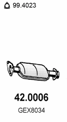 Catalyseur ASSO 42.0006