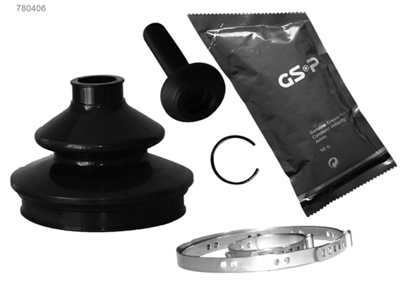 Jeu de joints-soufflets, arbre de commande GSP-BR 780406