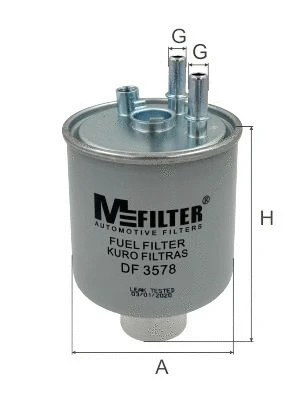 Filtre à carburant MFILTER DF 3578