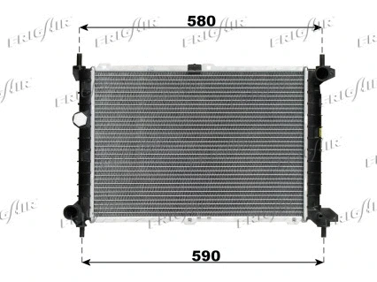 Radiateur, refroidissement du moteur FRIGAIR 0107.2046