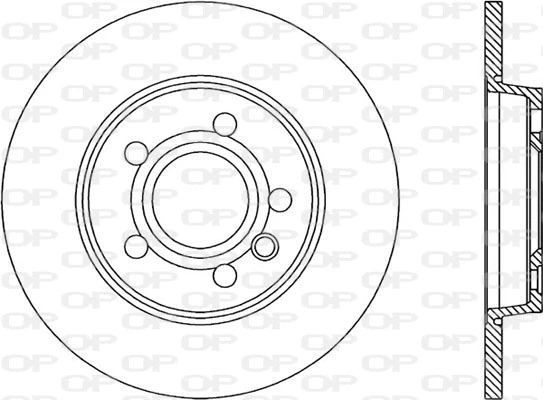 Disque de frein OPEN PARTS BDA1844.10