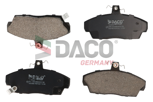 Kit de plaquettes de frein, frein à disque DACO Germany 324009