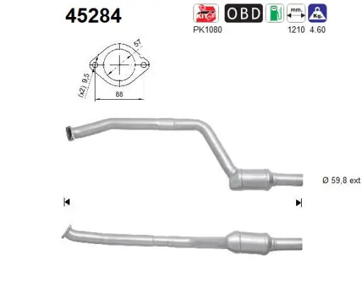 Catalyseur AS 45284
