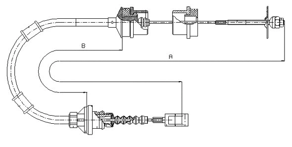 Tirette à câble, commande d'embrayage SONOVA CF01152
