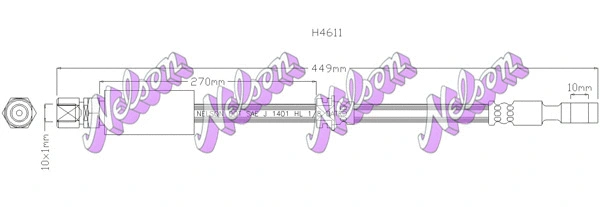 Flexible de frein KAWE H4611