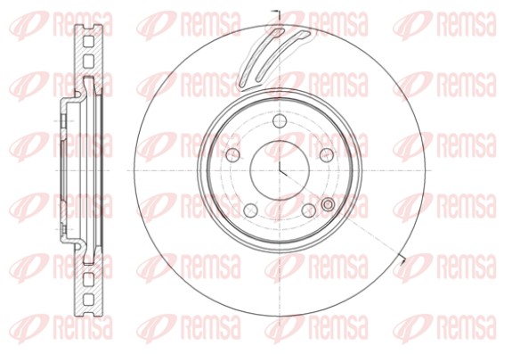 Disque de frein REMSA 61405.10