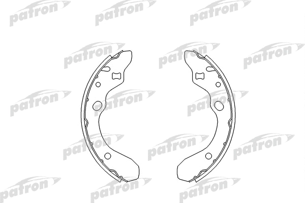 Jeu de mâchoires de frein PATRON PSP540