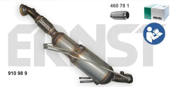 Filtre à particules / à suie, échappement VEGAZ GmbH VK-443SIC