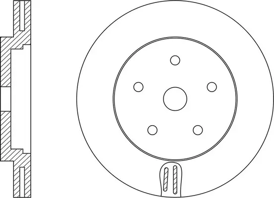 Disque de frein FIT FR0661V