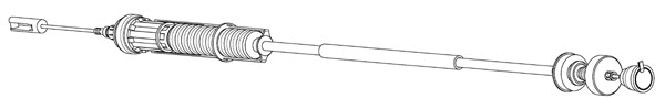 Tirette à câble, commande d'embrayage CEF PU01159