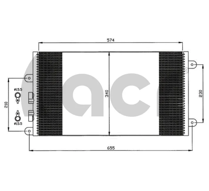 Condenseur, climatisation ACR 300571