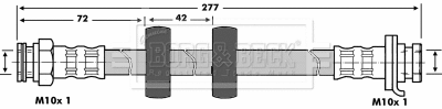 Flexible de frein BORG & BECK BBH6888