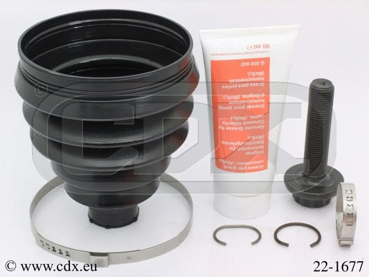 Jeu de joints-soufflets, arbre de commande CDX 22-1677