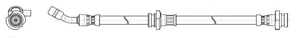 Flexible de frein CEF 514932