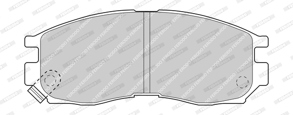 Kit de plaquettes de frein, frein à disque FERODO FDB764-D