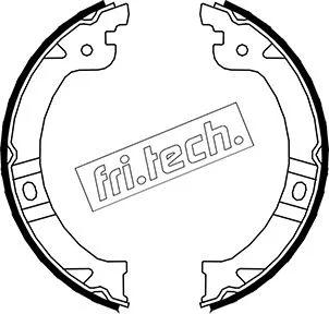 Jeu de mâchoires de frein, frein de stationnement fri.tech. 1023.002